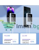 Външна батерия 5000 mAh 22.5W Безжична Черна